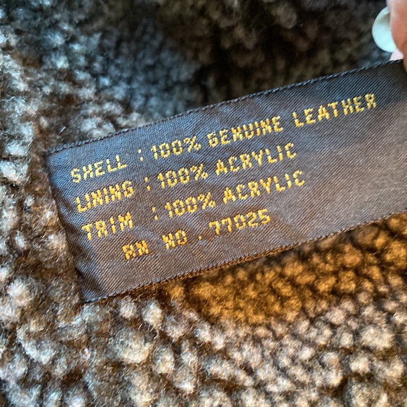 FoxRun Vintage LEATHER Womens Brown Winter Vest Sz M Four Buttons Front Pockets - Picture 12 of 17